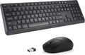 Wireless Keyboard & Mouse Combo | 2.4GHz USB Receiver, Ergonomic & Plug-and-Play