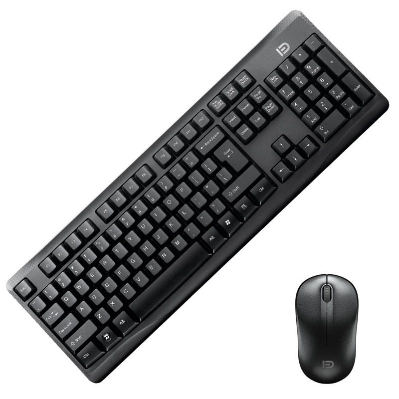 Wireless Keyboard & Mouse Combo | 2.4GHz USB Receiver, Ergonomic & Plug-and-Play