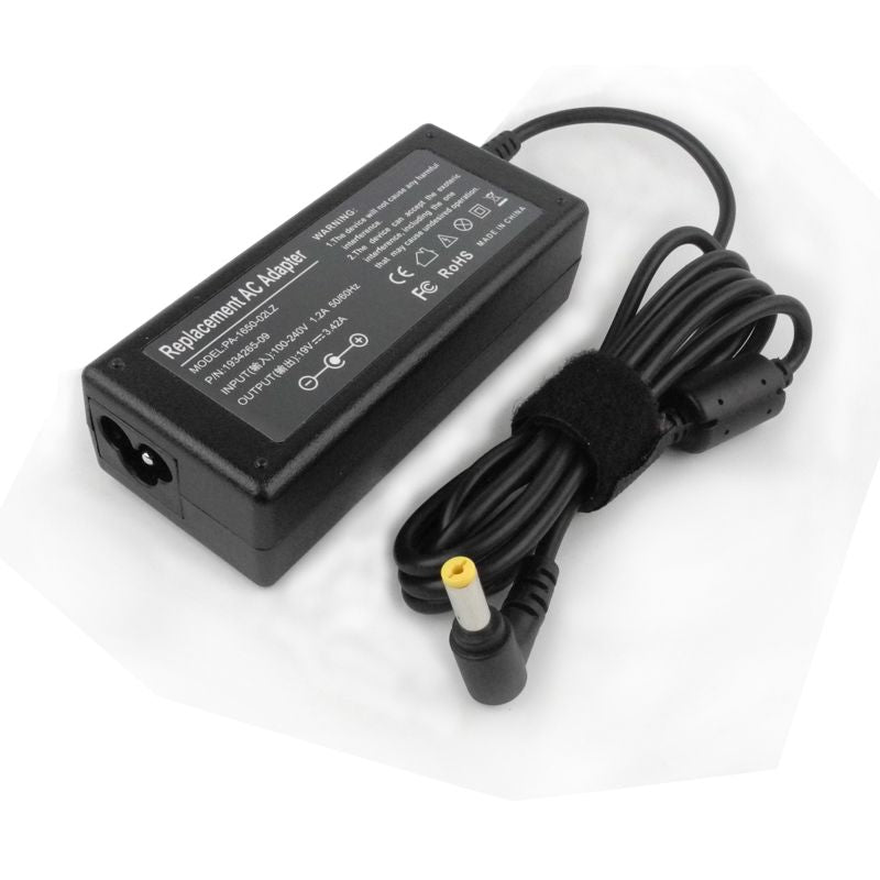 Acer 65W Yellow Pin Laptop Charger Adapter 5.5mm x 1.7mm