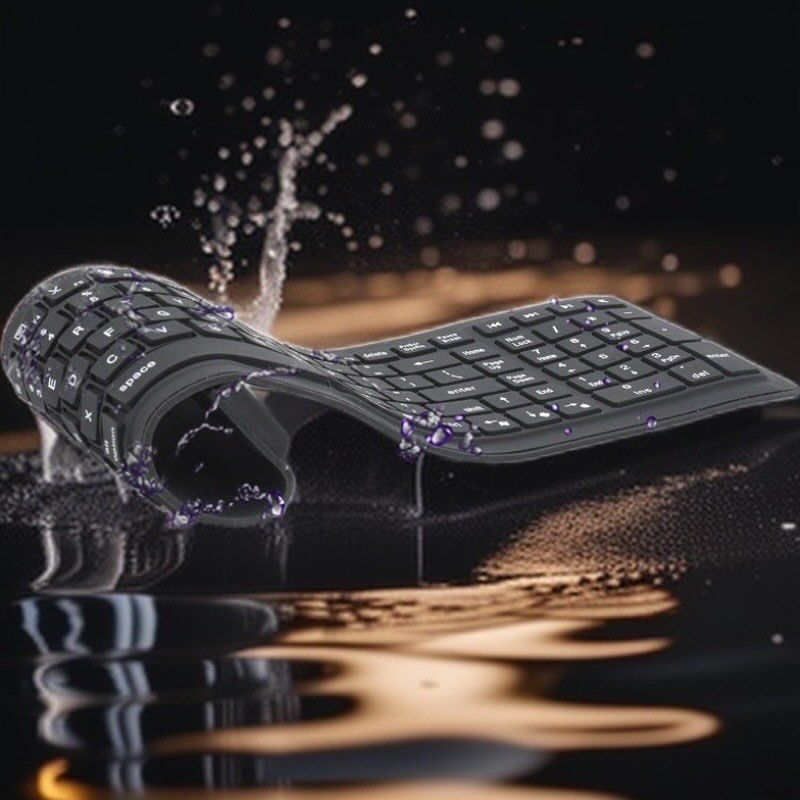 Waterproof Flexible Soft USB Keyboard
