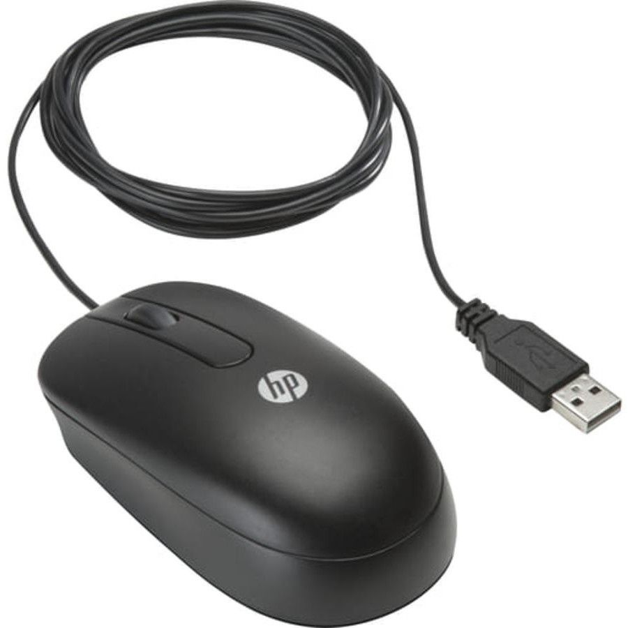 HP Wired USB Mouse | High Precision Optical Tracking & Plug-and-Play Design