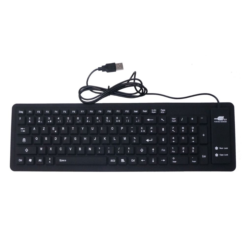 Waterproof Flexible Soft USB Keyboard