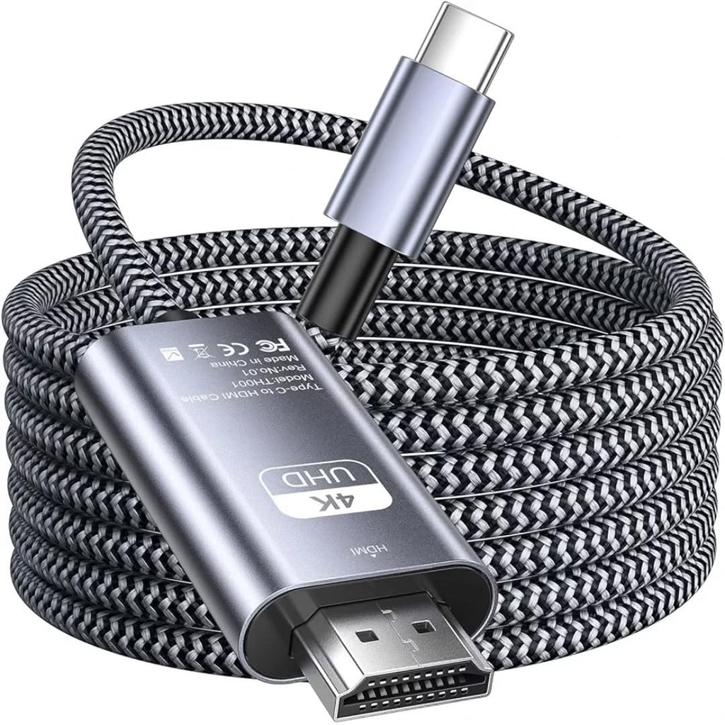 USB Type-C to HDMI 4K Display Cable 1.8 m