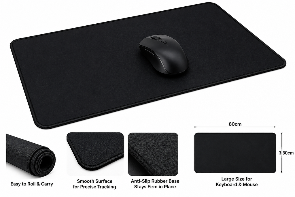 XXL Gaming Mouse Pad | Large Extended Desk Mat with Anti-Slip Rubber Base