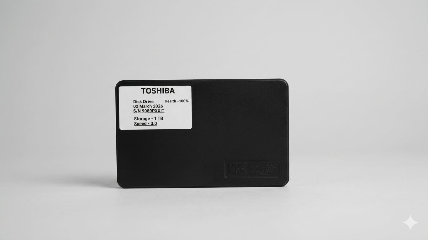 WD 1TB Portable External Hard Disk USB 3.0 – High-Speed Storage Solution