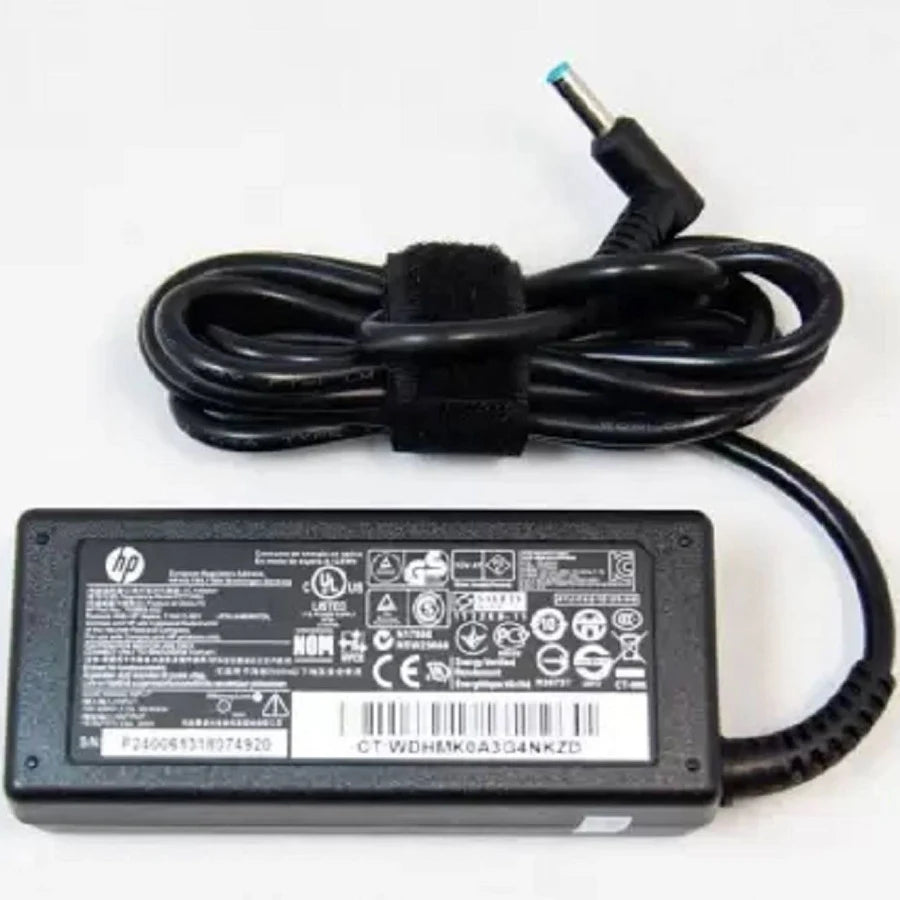 HP 65W Laptop Charger Blue PIN 19.5V 3.33A Power Adapter